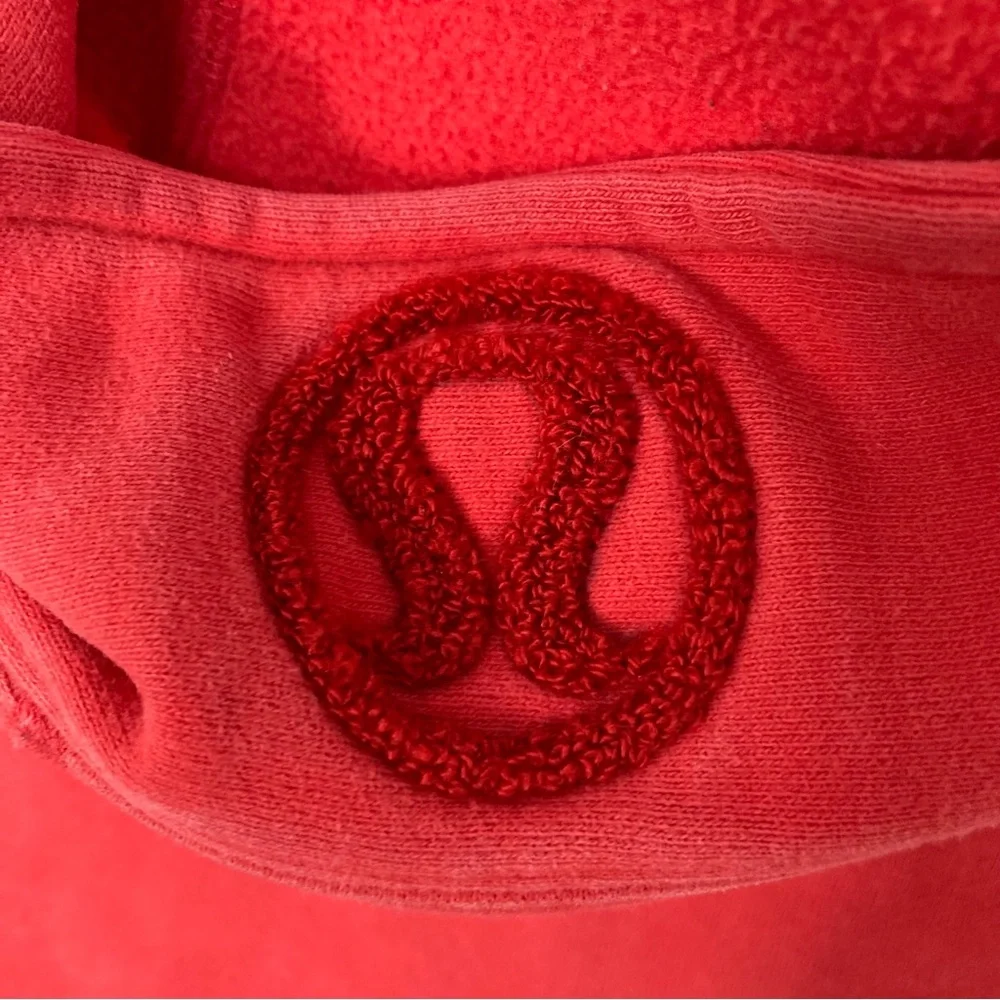 Lululemon Red Full-Zip Scuba Jacket Hoodie, Size 4 - Picture 5 of 6